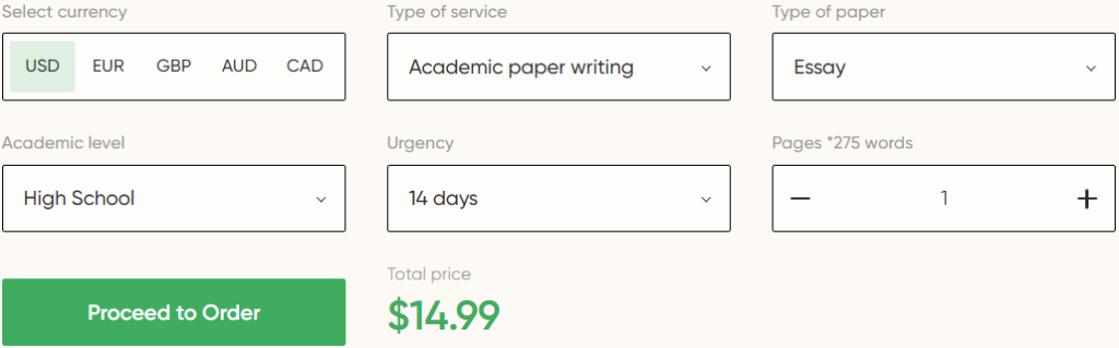 grab my essay pricing